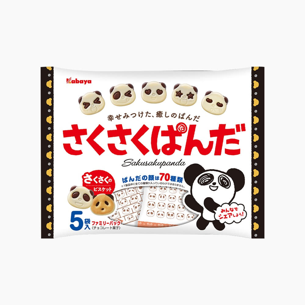 [카바야] 사쿠사쿠 팬더 패밀리팩 85g